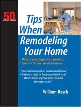 Hardcover 50 Plus One Tips When Remodeling Your Home [Large Print] Book