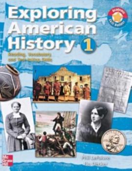 Paperback Exploring American History 1: Reading, Vocabulary, and Test-taking Skills (Pre-History to 1865) Book