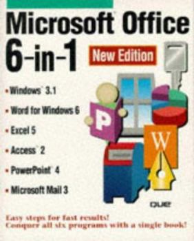 Paperback Microsoft Office 6 in 1 Book