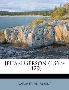 Paperback Jehan Gerson (1363-1429) [French] Book