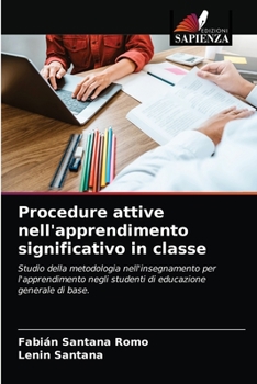 Paperback Procedure attive nell'apprendimento significativo in classe [Italian] Book