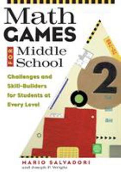 Paperback Math Games for Middle School Book