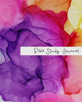 Bible Study Journal: SOAP Prompts Notebook for Women to Write in - Purple Ink Splash