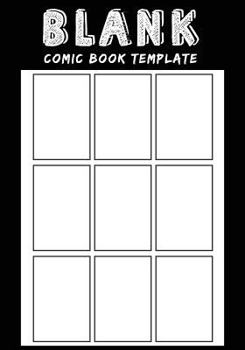 Paperback Blank Comic Book Template: 108 Pages With 6 Template For Drawing Your Comic Book and Sketchbook - Blank Comic Panel Book: Blank Comic Book