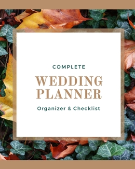 Paperback Complete Wedding Planner Organizer & Checklist Book