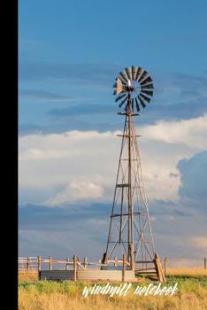 Paperback Windmill Notebook: small lined Windmill Notebook / Travel Journal to write in (6'' x 9'') 120 pages Book