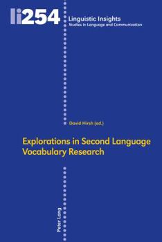 Hardcover Explorations in Second Language Vocabulary Research Book