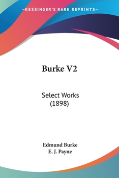 Paperback Burke V2: Select Works (1898) Book