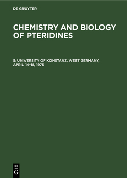 Hardcover University of Konstanz, West Germany, April 14-18, 1975 Book