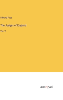 Hardcover The Judges of England: Vol. V Book