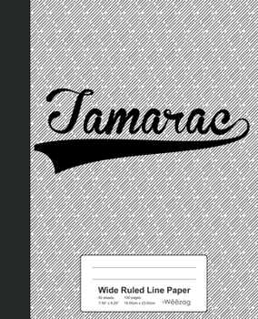 Paperback Wide Ruled Line Paper: TAMARAC Notebook Book
