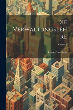 Paperback Die Verwaltungslehre; Volume 2 [German] Book