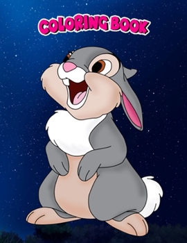 Paperback Coloring Book: Thumper, Children Coloring Book, 100 Pages to Color Book
