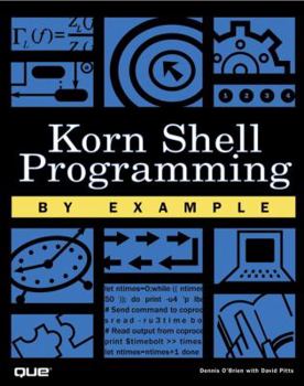 Paperback Korn Shell Programming by Example Book