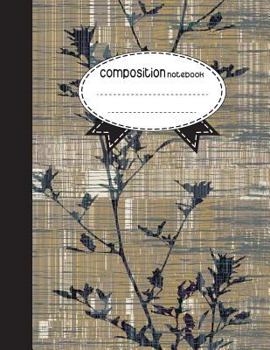 Cover for "Composition Notebook, 8.5 x 11, 110 pages: Art Flowers v.3: (Notebooks)"