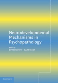 Paperback Neurodevelopmental Mechanisms in Psychopathology Book