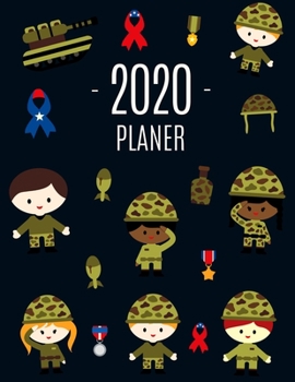 Soldat Planer 2020: Agenda Planer 2020: Top organisiert durchs Jahr! | Planer Kalender 2020 mit Wochenansicht | Einfacher Überblick über die Terminpläne (German Edition)