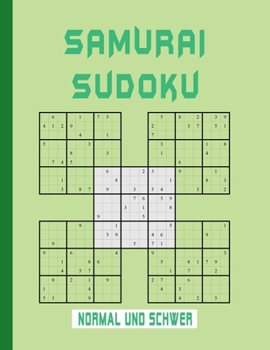 Paperback Samurai Sudoku Normal und Schwer: Erwachsene Spaß Puzzle-Buch [German] Book
