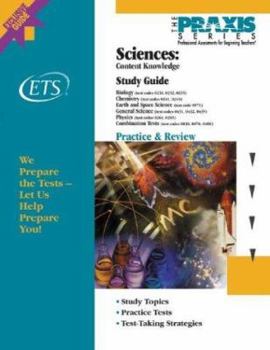Paperback Sciences: Content Knowledge Study Guide Book