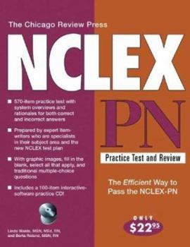 Paperback The Chicago Review Press Nclex-PN Practice Test and Review Book