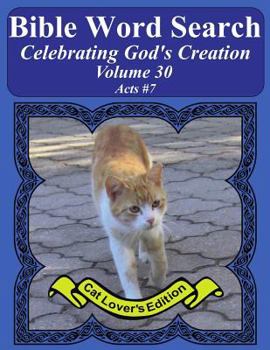 Paperback Bible Word Search Celebrating God's Creation Volume 30: Acts #7 Extra Large Print Book