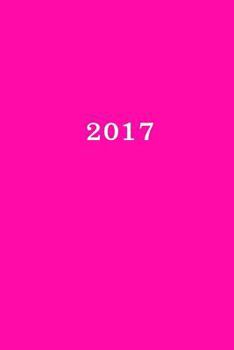 Paperback 2017: Kalender/Agenda: 1 week op 2 pagina's, Formaat ca. A5, Kaft pink [Dutch] Book