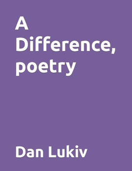 Paperback A Difference, poetry Book