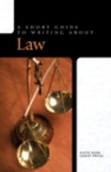 Paperback A Short Guide to Writing about Law Book