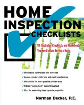 Paperback Home Inspection Checklists: 111 Illustrated Checklists and Worksheets You Need Before Buying a Home Book