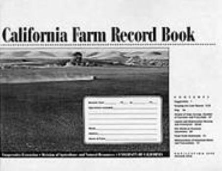 Paperback California Farm Record Book