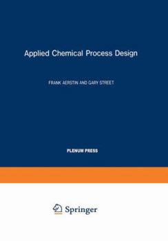 Hardcover Applied Chemical Process Design Book