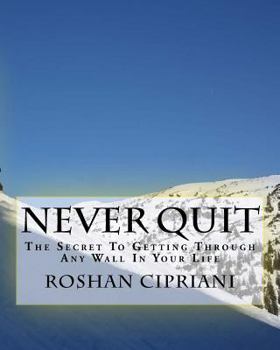 Paperback Never Quit: The Secret To Getting Through Any Wall In Your Life Book