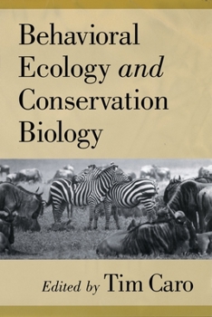 Paperback Behavioral Ecology and Conservation Biology Book