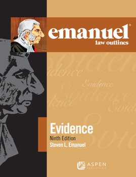 Paperback Emanuel Law Outlines for Evidence Book