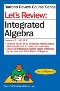 Paperback Let's Review: Integrated Algebra Book