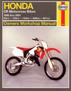 Paperback Honda CR Motocross Bijes, 1986-2001 (Haynes Repair Manuals) Book