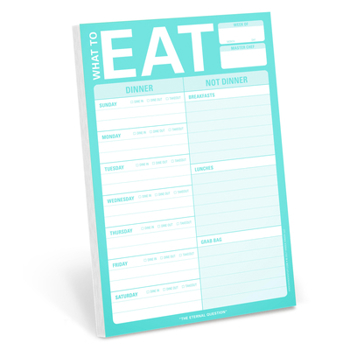 Misc. What to Eat Pad (Mint Green) Book