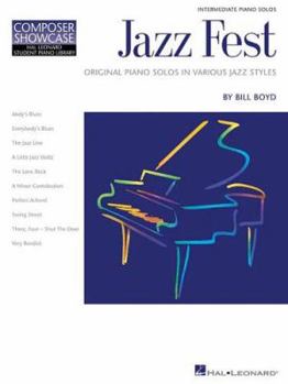 Paperback Jazz Fest: Intermediate Piano Solo Composer Showcase Book