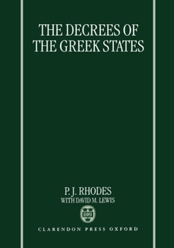 Hardcover The Decrees of the Greek States Book