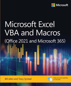 Paperback Microsoft Excel VBA and Macros (Office 2021 and Microsoft 365) Book