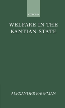 Hardcover Welfare in the Kantian State Book