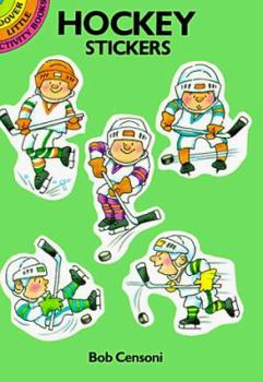 Paperback Hockey Stickers (Dover Little Activity Books) Book