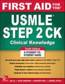 Paperback First Aid for the USMLE Step 2 Ck, Tenth Edition Book