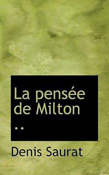 Paperback La Pens E de Milton .. [French] Book