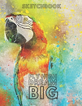 Parrot Sketchbook:blank journal|Blank sketchbook for drawing 8.5 x 11 inch 150 pages: Parrot Blank journal, Blank Sketchbook &blank notebook , ... , sketch,Draw & Doodle &Parrot notebook