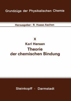 Paperback Theorie Der Chemischen Bindung [German] Book