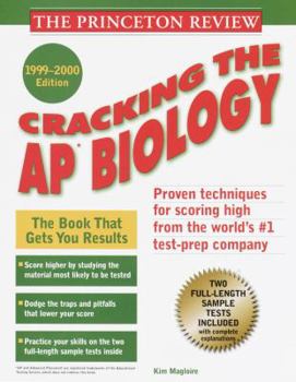 Paperback Princeton Review: Cracking the AP: Biology, 1999-2000 Edition Book