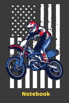 Notebook: 6x9 Blank Line Journal Note book,  otocross Journal Dirt Bike Composition Book Motorcycle Biker logbook Birthday gift, Composition Note ... Diary Gifts for Dirt Motorcycle rider lovers