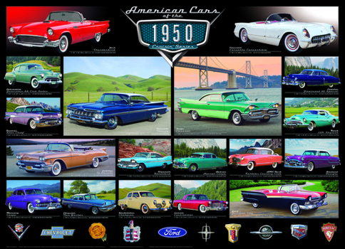 Misc. American Cars of the 1950s Puzzle Book