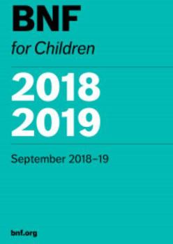 Paperback British National Formulary for Children 2018-2019 Book
